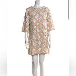 Like New Spell Cream Sequin Dress